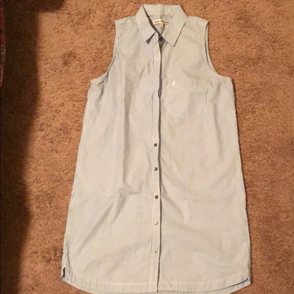 Abercrombie & Fitch sleeveless shirt dress